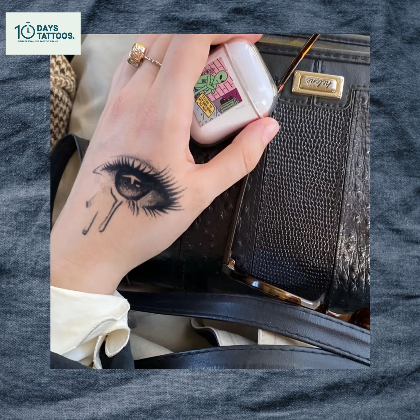 Le tatouage semi-permanent «La larme de la vérité»