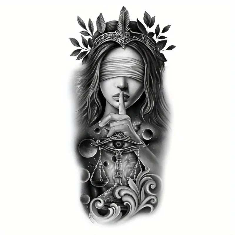 Tatouage « L’Œil Secret » – Symbole de Justice & Vérité.