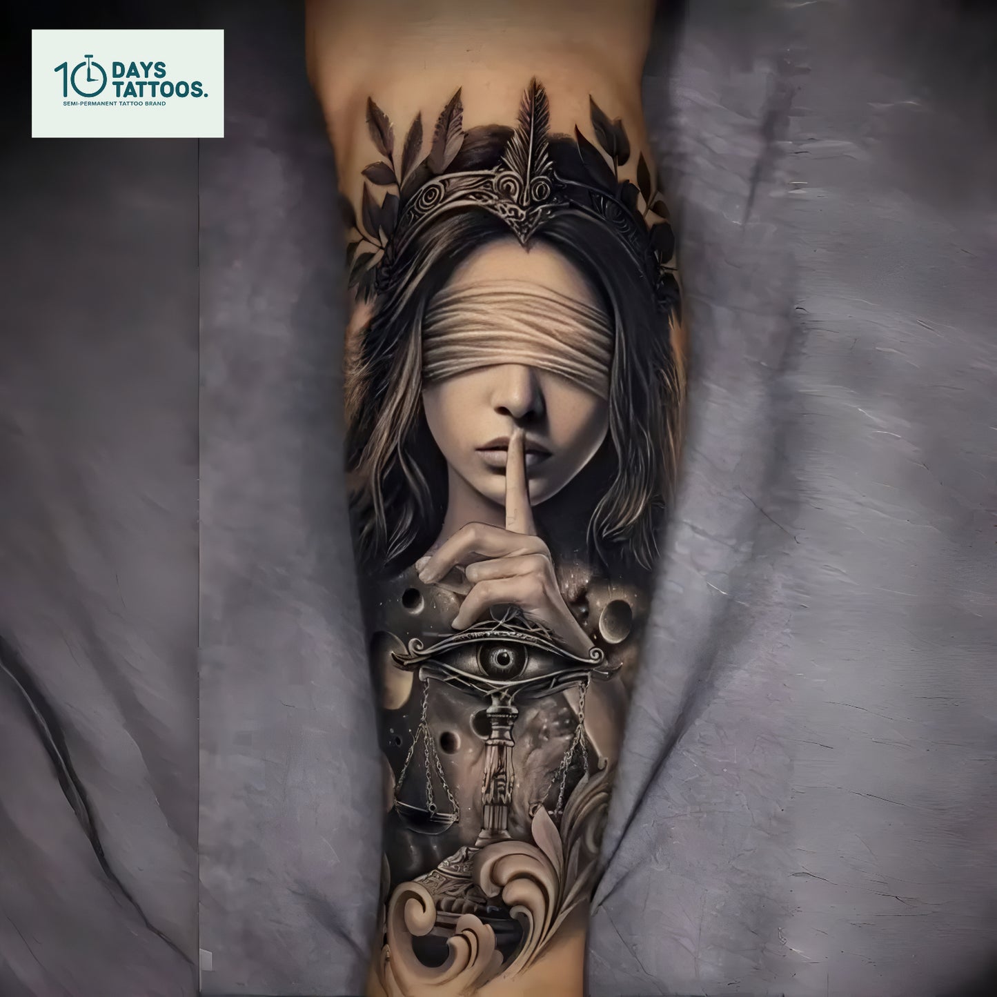 Tatouage « L’Œil Secret » – Symbole de Justice & Vérité.