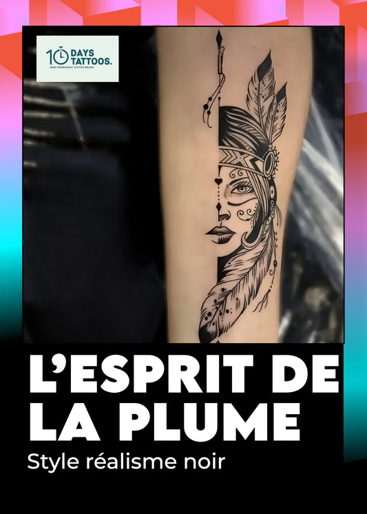 ✨ Le tatouage semi-permanent « L’Esprit de la Plume