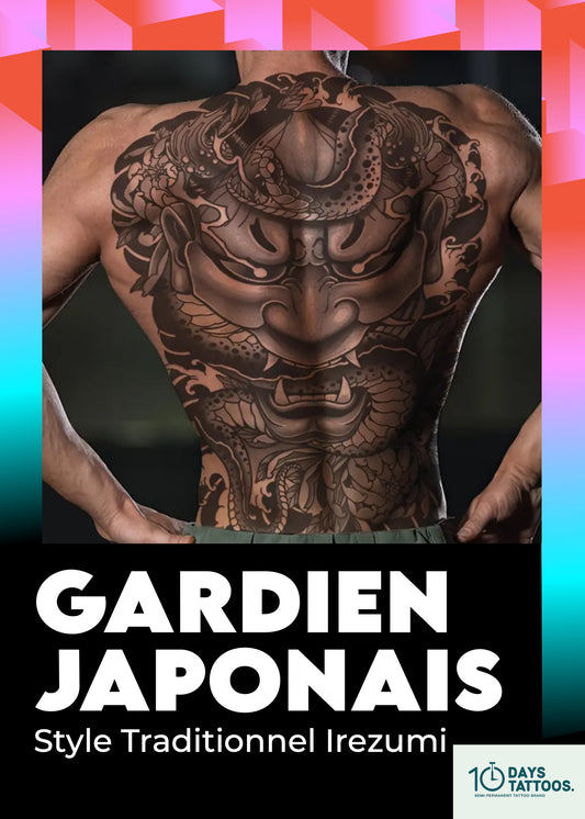 Tatouage Temporaire Gardien Japonais  Style