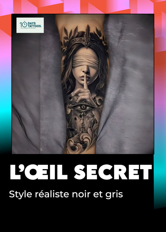 Tatouage « L’Œil Secret » – Symbole de Justice & Vérité.