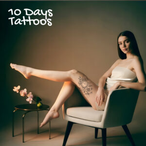 Rose Éternelle la Foi – Tatouage semi-permanent 7-14 jours