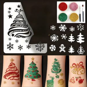 tatouage gel fixant inclus longue tenue peau fête noël cadeau femme