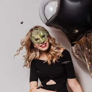 masque demi-visage vintage scène soirée rétro vip after photographie club