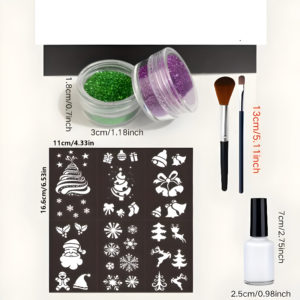 tatouage pailleté noël couleurs paillettes fête décoration visage corps cadeau