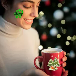 tatouages temporaires phosphorescents noël famille femme enfant animation cadeau