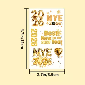 tatouage temporaire étoiles dorées résolution glamour réseaux sociaux nouvel an look tendance