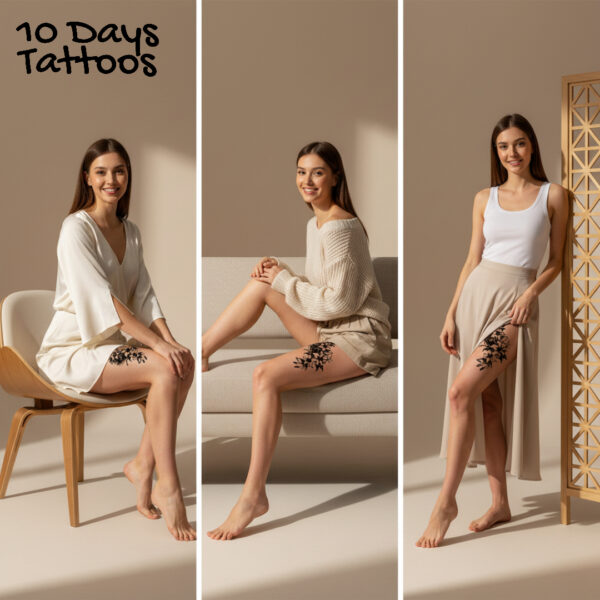 Élégance Florale Verticale