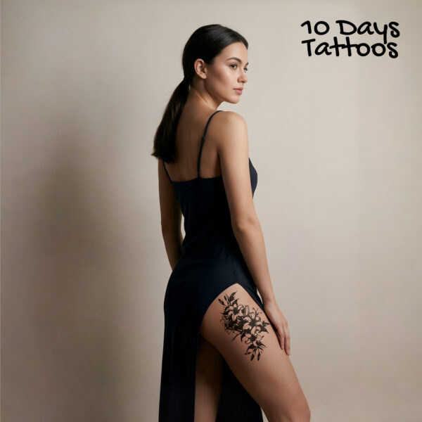 Élégance Florale Verticale